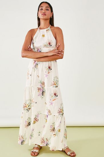 How to accessorize a printed dress hot sale