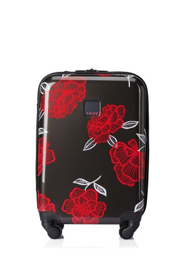 Tripp Slate & Watermelon Bloom Cabin 4 Wheel Suitcase 55cm