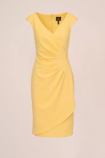 Adrianna papell hot sale yellow dress