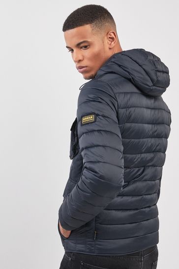 barbour international hooded jacket