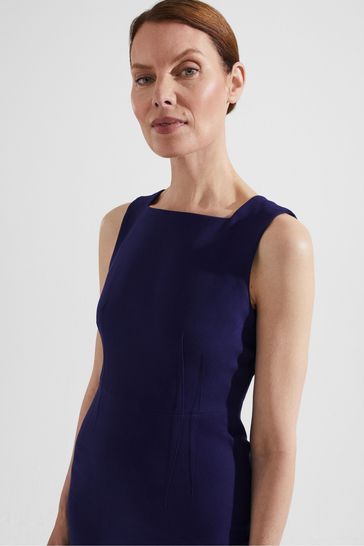 Buy Hobbs Petite Blue Romy Dress from Next Ireland