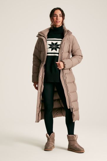 Down feather coat womens 2025