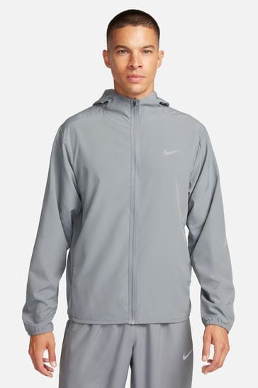 Nike Smoke Grey Dri-FIT Form Hooded Training Jacket