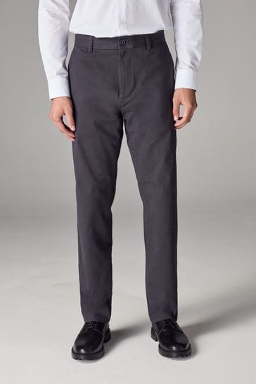 grey slim fit chino trousers