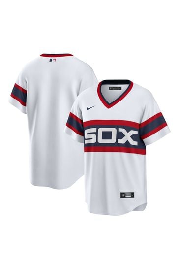 Nike white sales sox shirt
