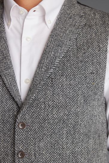 Grey harris tweed on sale waistcoat
