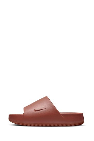 Buy Nike Orange Calm Sliders from Next Italy