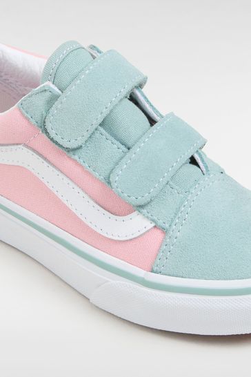 Buy Vans Girls Grey Old Skool Velcro Trainers from Next Poland
