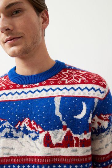 Red and blue jumper online