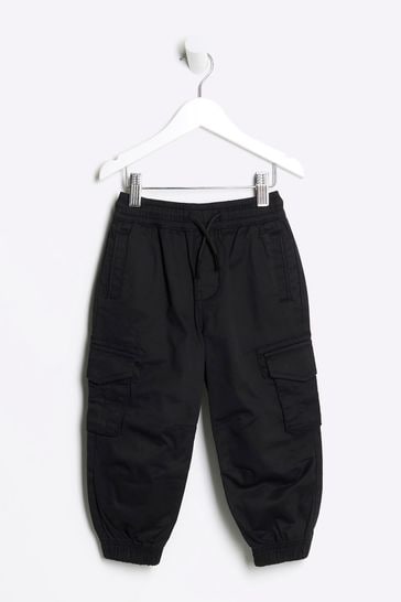 River island black cargo pants top