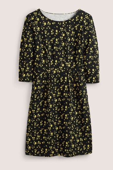 Buy Boden Black Jersey Penny Dress from Next Luxembourg