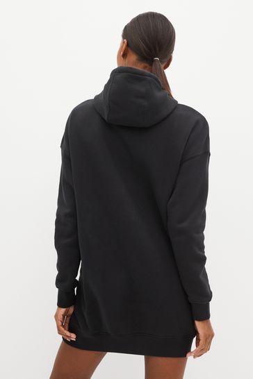 Converse Black All Star Shine Hoodie Dress