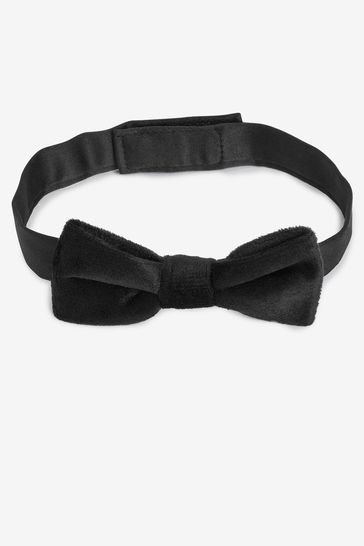 Black Velvet Bow Tie (1-16yrs)