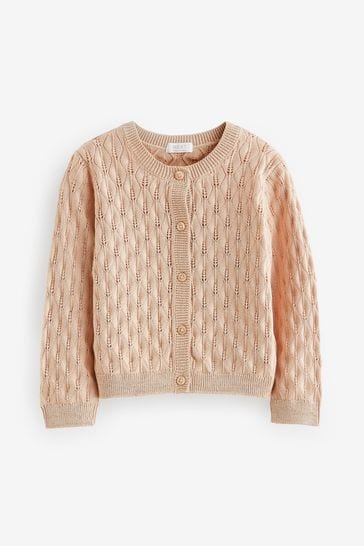 Pointelle cardigan hot sale next