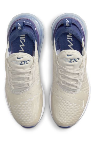 Blue and white sale nike air max 270