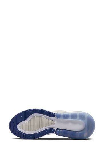 Buy Nike Cream Blue Air Max 270 Trainers from Next Ireland