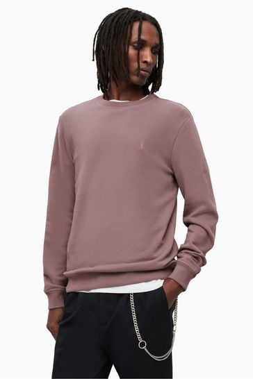 Buy AllSaints Purple Raven Crew Sweatshirt from Next Luxembourg