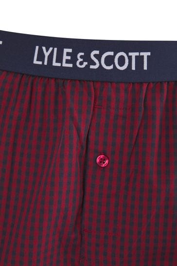 Lyle and scott tartan sales trousers