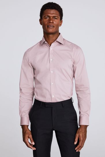 Dusky pink top shirt dress