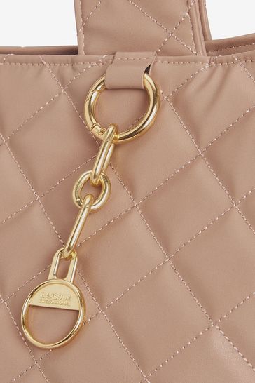 Barbour leather tote bag store
