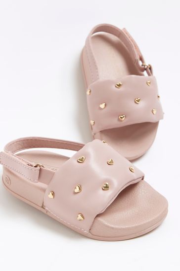 River island sales pink sliders
