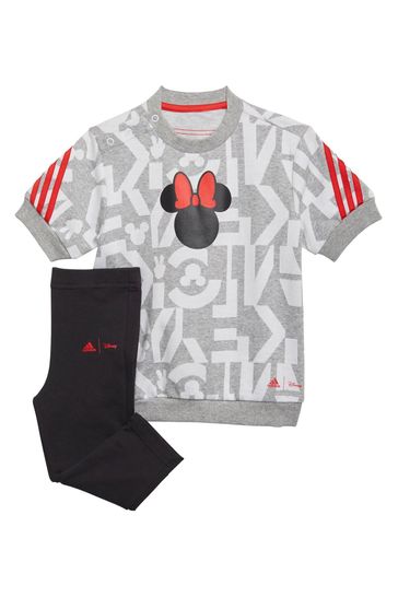 adidas Grey Disney Daisy Duck Infant T-Shirt And Leggings Set