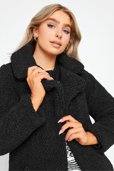 Black shop borg coat