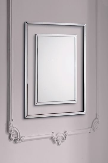 Laura Ashley Clear Evie Rectangular Mirror