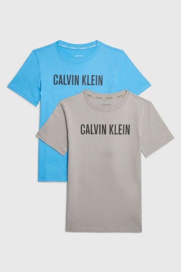Buy Calvin Klein Boys Grey Intense Power T Shirts 2 Pack from Next USA