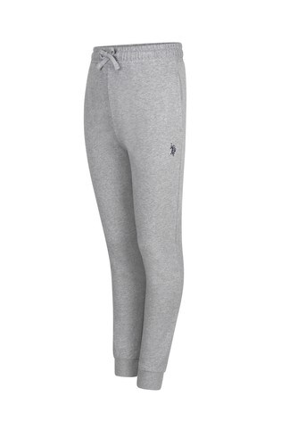 Buy U.S. Polo Assn. Grey Fleece Joggers from Next Luxembourg