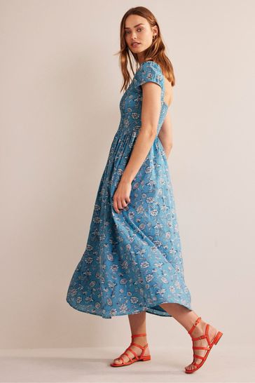 Boden blue shop floral dress