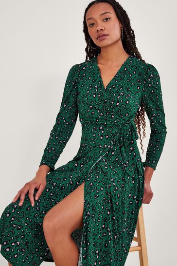 Monsoon leopard deals print dress