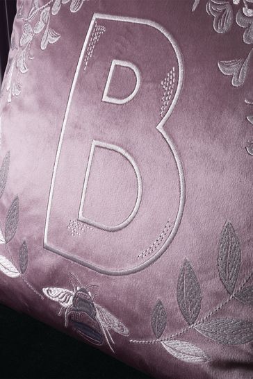Bridgerton by Catherine Lansfield Purple Regency Crown Cushion