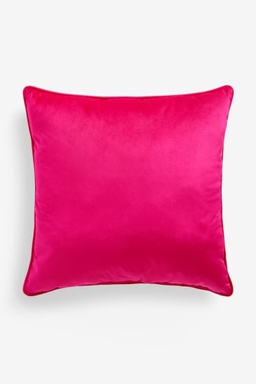 Buy Fuchsia Pink 59 x 59cm Matte Velvet Cushion from Next Canada