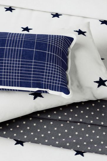 Helena Springfield White Star Duvet Cover and Pillowcase Set