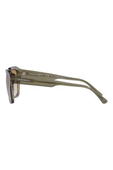 Armani green store sunglasses