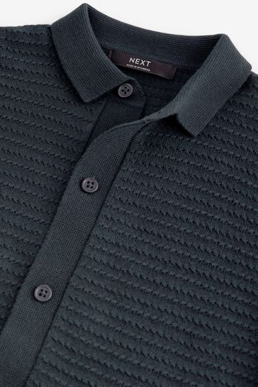 Next knitted polo store