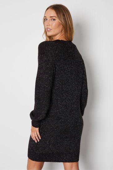 Black wool sale jumper dress