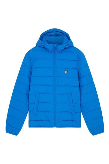 Lyle Scott Blue Lightweight Puffer Jacket
