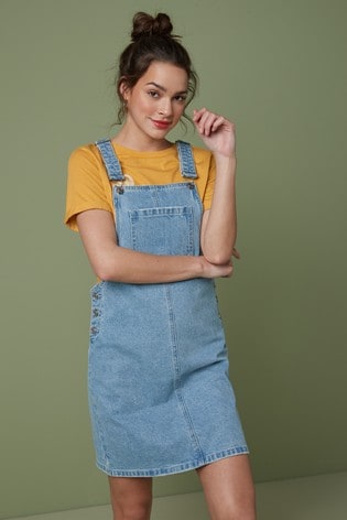 pinafore jeans dress