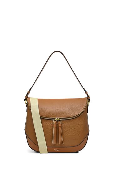 Radley London Milligan Street Medium Zip-Around Shoulder Brown Bag