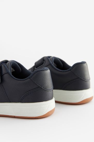 Buy Navy Blue Standard Fit F Strap Touch Fastening Trainers from Next Bahrain