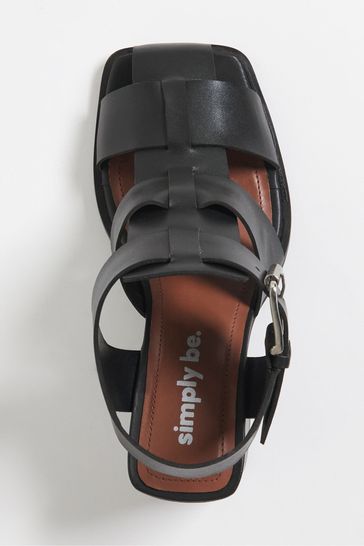 Simply be sandals 2025 wide fit