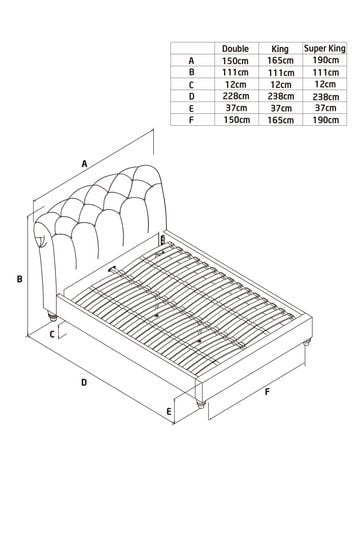 Upholstered bed store set full