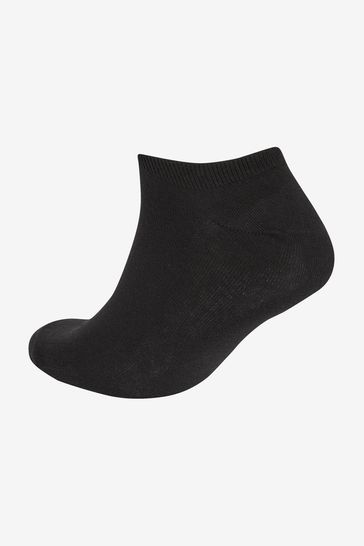 Black 6 Pack Trainer Socks 6 Pack