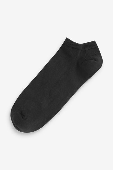 Black 6 Pack Trainer Socks 6 Pack
