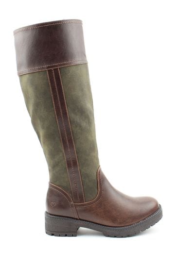 Heavenly Feet Brown Ladies Tall Boots