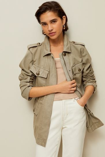 Buy 100 Cotton Utility Jacket from the Laura Ashley online shop