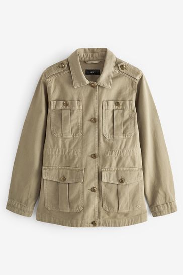 Khaki green utility jacket 2025
