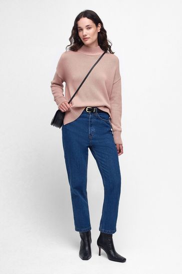 Barbour jumper Pink top